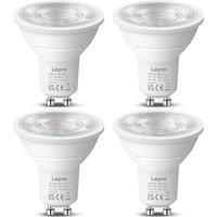 Lepro GU10 LED Bulbs, A Energy Class, Neutral White 4000K, 360LM, 2W (50W Equivalent), 38 Beam Angle, 50000H Life Span, 96% Energy Saving Spotlight