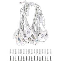 Lepro 7.5m/25ft EE1 Permanent Outdoor Lights Accessories, Single Strand Only