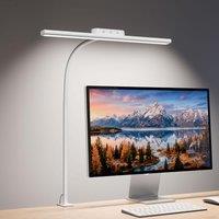 Lepro LED Desk Lamp with Clamp, Eye-Caring Desk Light, 750lm, 5 Brightness Levels & 5 Colour Modes, Flexible Office Lamp for Monitor, Reading, Crafts,