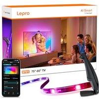 Lepro STV1 AI Smart TV Backlight with Ultrawide Camera for 75-85 Inch TVs, LightIMS Instant Sync, True-to-Screen Colour, LED Lights for TV Gaming Home