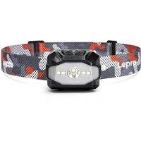 Lepro Dual Power Head Torch Rechargeable, LED Headlight with Type-C & AAA Batteries, 10 Modes with Red SOS Light, Lightweight for Kids Adults, IPX4 Wa
