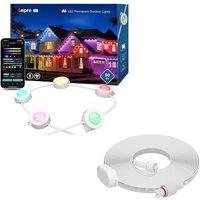 Lepro Bundle 2 Items: 15m E1 AI Permanent Outdoor Lights for Eaves & 3m Extension Lead