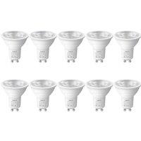 Lepro GU10 LED Spotlight Bulbs 3.6W, Neutral White 4000K, 345lm, 50W Traditional Spot Light Bulbs Equivalent, Energy Saving GU10 Daylight Bulbs, No Fl
