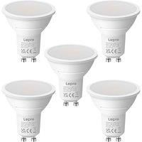 Lepro GU10 LED Bulbs Neutral White 4000K, 4.5W 345lm, Energy Saving GU10 LED Light Bulbs, 50W Traditional Spotlight Equivalent, 100 Beam Angle, Non
