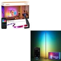 Lepro Bundle 2 Items: STV1 Smart TV Backlight for 55-65 Inch TVs & OE1 Smart Floor Lamp