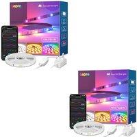 Lepro Bundle 2 Items: S2 AI Smart LED Strip Lights RGBWIC 5M & 10M