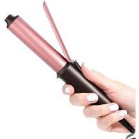 LANDOT Mini Curling Tongs Hair Curler: 25mm Small Curling Wand Travel Size - Ceramic Dual Voltage Curling Iron with Adjustable Temperature
