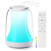 Hotmoon Sound Machine Baby Night Light, Lullight White Noise Machine Baby with Timer, Remote/Touch Control for Kids Nursery Newborn Sleeping Breastfee