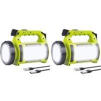 NOVOSTELLA Rechargeable LED Torch, Multi-Functional Camping Light, Waterproof Outdoor Spotlight Searchlight, High Power Beam Flashlight, 650lm Lightwe