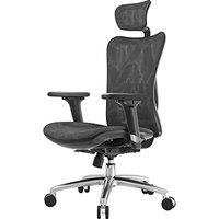SIHOO Ergonomic Office Chair Mesh Desk Chair with Adjustable Lumbar Support 3D Armrests Breathable High Back Computer Chair (Black)