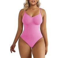 SHAPERX Women's Seamless Shapewear Bodysuit Tummy Control Body Shaper Waist Snatching Body Suit