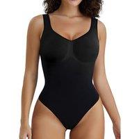 SHAPERX Bodysuit for Women Tummy Control Shapewear Seamless Body Shaper Thong Tank Top