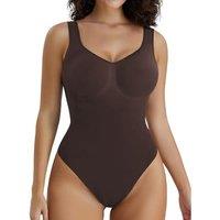 SHAPERX Bodysuit for Women Tummy Control Shapewear Seamless Body Shaper Thong Tank Top