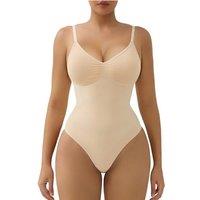 SHAPERX Shapewear for Women Tummy Control Bodysuit with Removable Pads Butt Lifter Body Shaper Shorts