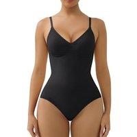 SHAPERX Shapewear for Women Tummy Control Bodysuit with Removable Pads Butt Lifter Body Shaper Shorts