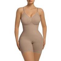 SHAPERX Shapewear for Women Tummy Control Bodysuit with Removable Pads Butt Lifter Body Shaper Shorts