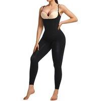 SHAPERX Hourglass Shapewear Bodysuit Leggings 360 Compression 2 Sizes Look Full Body Shaper One Piece No Roll Down