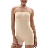 SHAPERX Strapless Bodysuit Shapewear for Women Tummy Control Seamless Body Shaper with Removable Straps