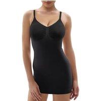 SHAPERX Women's Shaping Full Slips Strapless Shapewear Tummy Control Slip Under Dresses Seamless Body Shaper