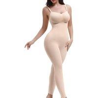 SHAPERX Hourglass Shapewear Bodysuit Leggings 360 Compression 2 Sizes Look Full Body Shaper One Piece No Roll Down