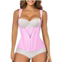 SHAPERX Waist Trainer Women Body Shaper with Steel Boned Corset Hourglass Underbust Tummy Control Waist Cincher Sport Girdle