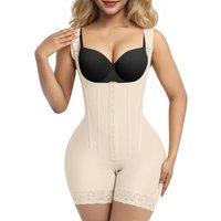 SHAPERX Shapewear for Women Tummy Control Fajas Colombianas Steel Boned Body Shaper Postpartum Butt Lifter