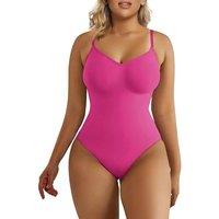 SHAPERX Women's Seamless Shapewear Bodysuit Tummy Control Body Shaper Waist Snatching Body Suit
