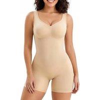 SHAPERX Women's Shaping Bodysuits Tummy Control Shapewear Seamless Body Suit Shorts Full Body Shaper