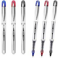 EYEYE Rollerball Pens Medium Point, 3 Assorted Colors 0.7mm Liquid Ink Roller Ball Pen Quick Dry, Ink Pen Fine Point Smooth Writing Pens for Journalin
