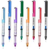 EYEYE 0.5mm Liquid Ink Rollerball Pens 8 Assorted Colors, Needle Tip Pen Extra Fine Point Quick Dry, Ink Pens Fine Point Smooth Writing Pen for Journa