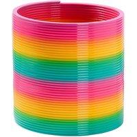 THE TWIDDLERS Giant Magic Rainbow Spring, 15cm / 6" - Perfect for Children & Kids Birthday Party Favours, Huge Sensory Game, Giant Slinky Toy