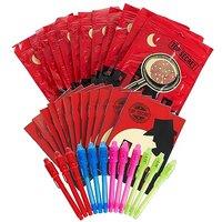 THE TWIDDLERS 12 Pack Invisible Ink Pen and Notepad Set with UV Light - Secret Message Spy Toy for Children's Party Bag Favours and Birthday Gifts