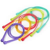 THE TWIDDLERS Bulk Skipping Ropes for Schools and Nurseries - Adjustable 290cm Kids Jump Ropes in Assorted Colours for PE Classes, Party Bags and Outd