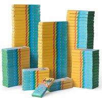 THE TWIDDLERS 100 Boxes of Wax Crayons - 4 Crayons Per Box, 400 Total, Mixed Coloured, Perfect for School Classrooms, Party Bag Fillers, Arts & Crafts