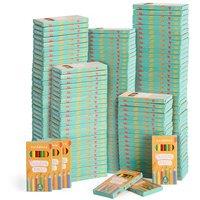 THE TWIDDLERS 120 Boxes of Mini Colouring Pencils - 6 Per Box, 720 Total - Easy Grip Round Barrel, 9cm Length, Multipack Bulk Sets for Parties, School