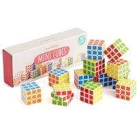 THE TWIDDLERS 12 Mini Puzzle Speed Cube Fidget Toys, 3x3cm - Perfect as Party Bag Fillers for Kids, Brain Teasers Multipack Classroom Rewards Prizes S
