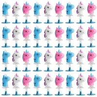 THE TWIDDLERS 36 Unicorn Spring Jump Up Pop Up Toys for Kids, 6cm - Bulk Birthday Party Favours for Girls, Multipack Goody Bag Fillers and Jumping Toy