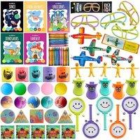THE TWIDDLERS 60 Premium Assorted Party Bag Fillers for Kids Unisex - Goodie Loot Bag Pinata Fillers, Birthday Party Gift Favours, Classroom Rewards,
