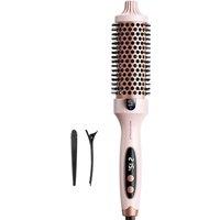 Wavytalk Thermal Brush, Blowout Boost Ionic Round Heated Hot Brush, to Make Hair Smoother & Shinier, Easy to Use, Not for Blow Drying, 38mm Barrel, 5