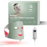 Nanoleaf LED Light Therapy Face Mask 432 LEDs, 7 Targeted Light Modes, Portable Red Light Mask with NIR LEDs, Skin-Friendly Silicone & Eye Protect, 5-