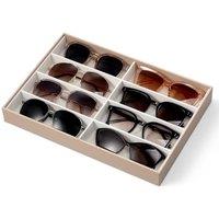 VLANDO 8-Slot Sunglasses Organiser,Sunglasses Storage,Toffee-Glasses | Gift for Women,Ideal for dressing tables and drawers,34x23.7x4.2cm,Space-saving
