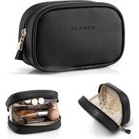 Travel Makeup Bag with Slip-in Pockets,Black
