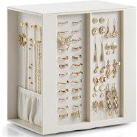VLANDO 360 Roating Jewellery Box,Beige