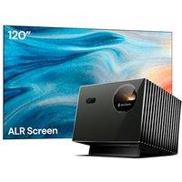 Valerion VisionMaster Pro2 4K Triple Laser Projector for Daytime Football Viewing, IMAX Enhanced Home Cinema, 3000 ISO Lumens, Free 120 Fresnel ALR S