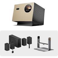 VisionMaster Pro 4K Laser Projector+ThunderBeat 4.1.2+Desktop Gimbal Stand