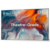Valerion 135-inch Fixed Frame Projector Screen, 1.3dB Gain, 80% Picture Quality Enhancement, 4K/8K Ultra HD, 3D Compatible, Works with Long Throw, Sho