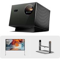 Valerion VisionMaster Pro2 4K Triple Laser Projector for Football Watch Parties, IMAX Enhanced Home Cinema, 3000 ISO Lumens, 4ms Low Input Lag, 180 F