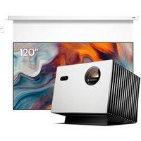 Valerion StreamMaster Plus2&Valerion 120-inch Purevision Motorized Projector Screen