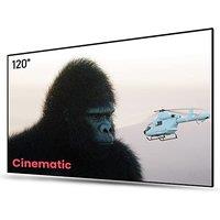 AWOL VISION Ambient Light Rejecting (ALR) Projector Screen for Ultra Short Throw(UST) Projector, 120" Fixed Frame, 80% Picture Quality Improved, 95% C