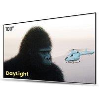 AWOL VISION 100" UST Projector Screen for Bright Day Light Using, 85% Ambient Light Rejecting (ALR) Fresnel Projector Screen for Ultra Short Throw Pro
